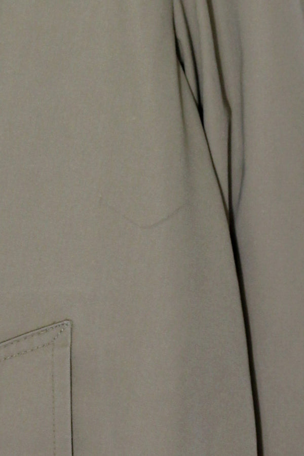90'S BALMACAAN COAT W / FUR LINER / BEIGE [SIZE: M equivalent USED]