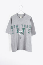 画像をギャラリービューアに読み込む, MADE IN USA 96&#39;S NY JETS TEE SHIRT / GREY [SIZE: M USED]
