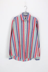 90'S L/S MULTI STRIPE SHIRT / MULTI [SIZE: M USED]