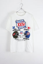 画像をギャラリービューアに読み込む, MADE IN USA 90&#39;S SUPER BOWL T-SHIRT / WHITE [SIZE: L USED]
