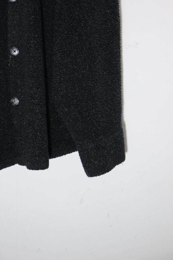 90'S BOA FLEECE SHIRT JACKET / BLACK [ SIZE: XL USED ]