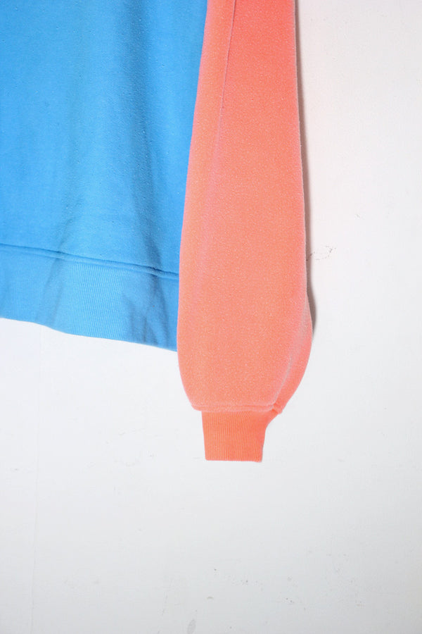 20'S LOGO FORM PRINT SWEATSHIRT / SAX BLUE / PINK [SIZE: S USED]