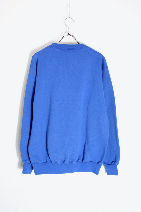 MADE IN USA 90'S NFL NY GIANTS SWEATSHIRT / BLUE [SIZE: M USED]