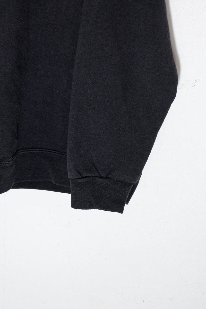 MADE IN USA 90'S CHICAGO LOGO EMBROIDERY SWEATSHIRT / BLACK [SIZE: XL USED]