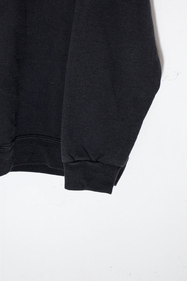 MADE IN USA 90'S CHICAGO LOGO EMBROIDERY SWEATSHIRT / BLACK [SIZE: XL USED]