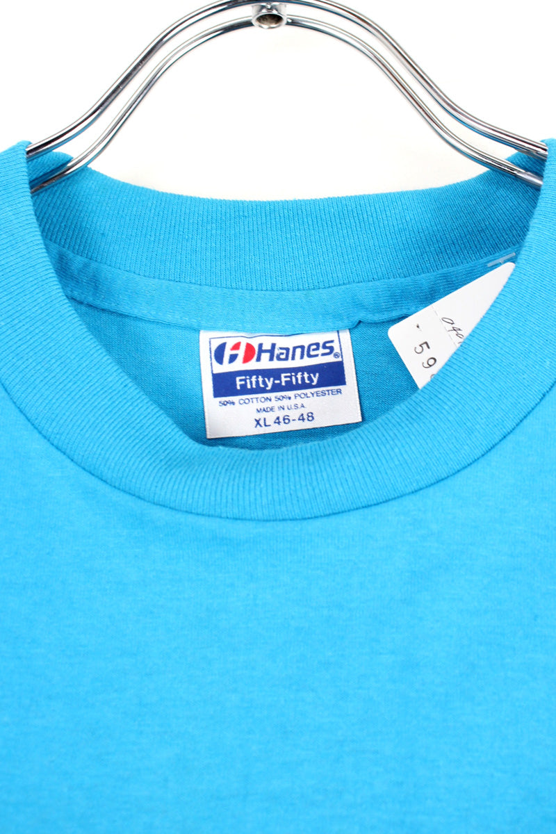 MADE IN USA 80'S FESTIVAL OF DANCE TEE SHIRT / LIGHT BLUE [SIZE: XL USED]