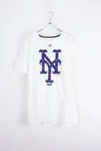 画像をギャラリービューアに読み込む, NY YANKEES S/S PRINT T-SHIRT / WHITE / BLUE [SIZE: L USED]
