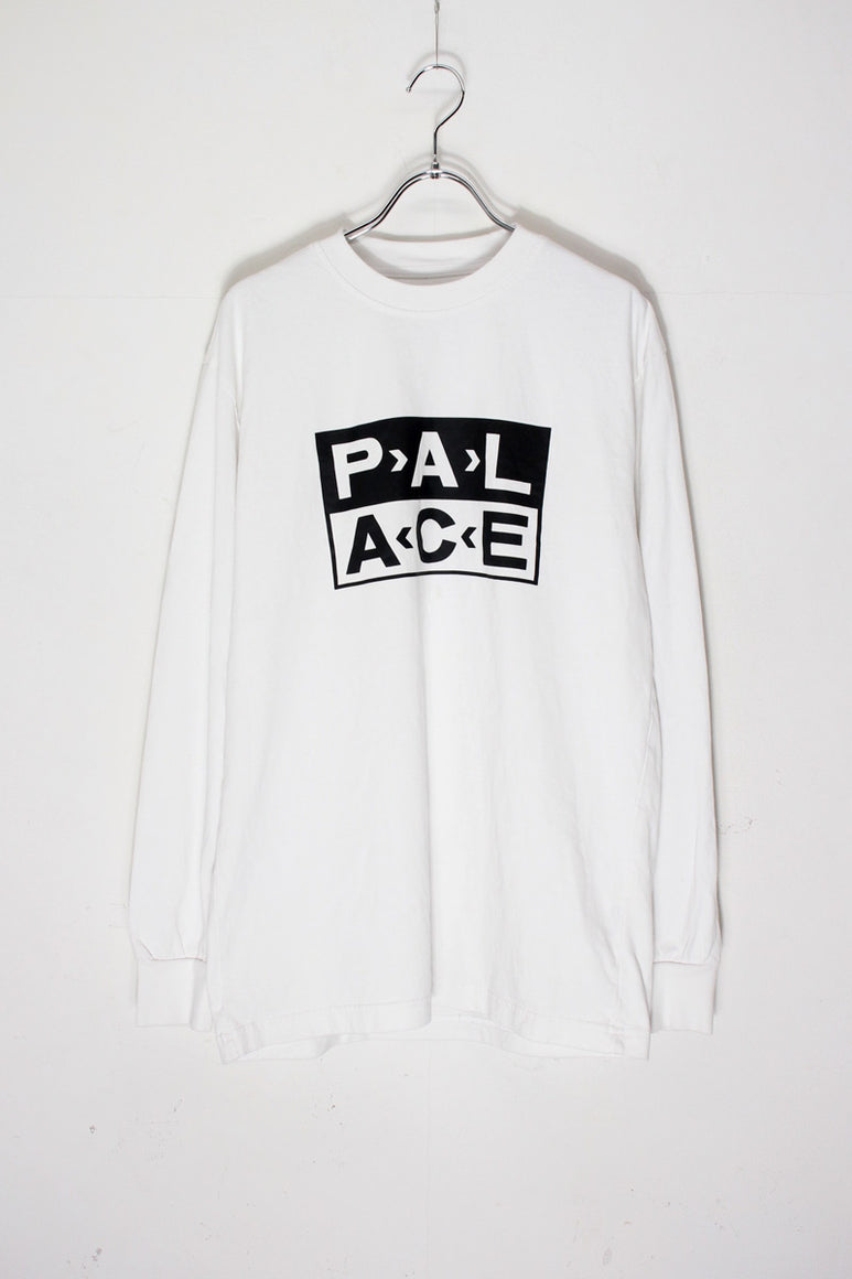 L/S LOGO T-SHIRT / WHITE [SIZE: M USED]