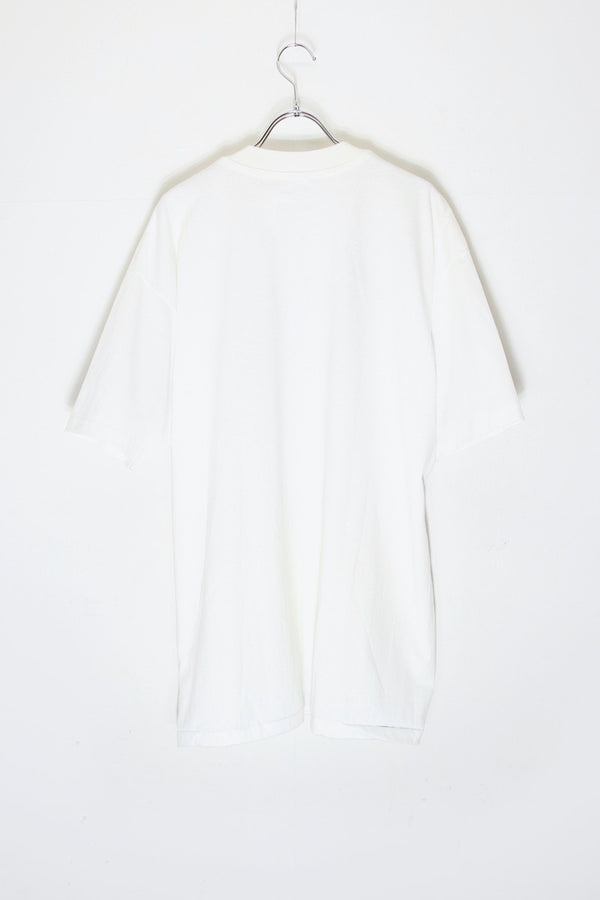 MADE IN USA 88'S S/S LION PRINT ANIMAL T-SHIRT / WHITE [SIZE: XL DEADSTOCK/NOS]