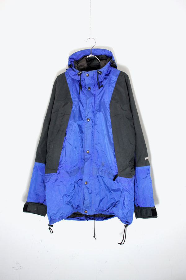 90'S GRE-TEX NYLON HOODIE JACKET / BLUE [ SIZE: L USED ]