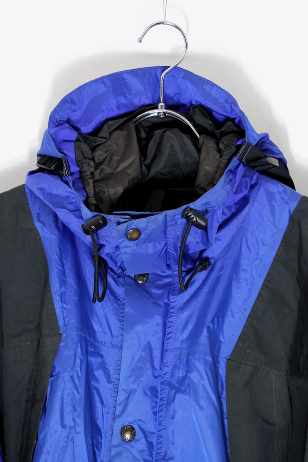 90'S GRE-TEX NYLON HOODIE JACKET / BLUE [ SIZE: L USED ]