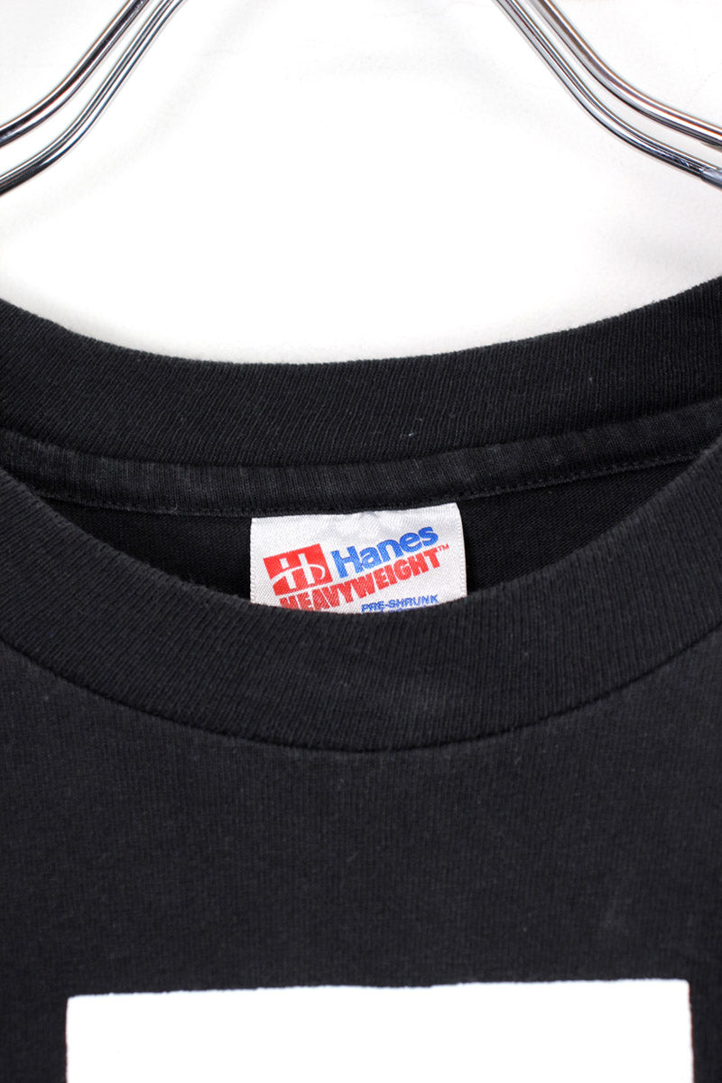MADE IN USA 90'S BALLERINA GRAPHIC T-SHIRT / BLACK [SIZE: XL USED]