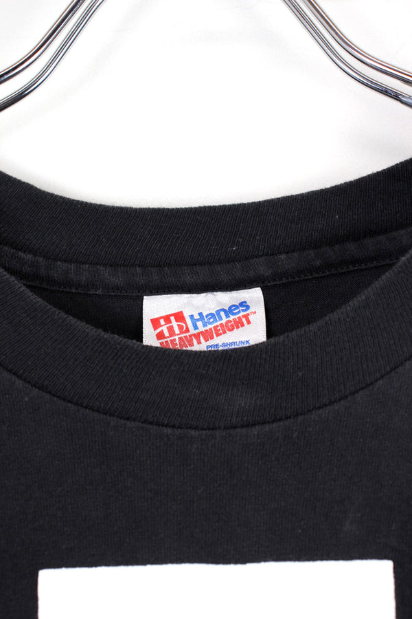 MADE IN USA 90'S BALLERINA GRAPHIC T-SHIRT / BLACK [SIZE: XL USED]