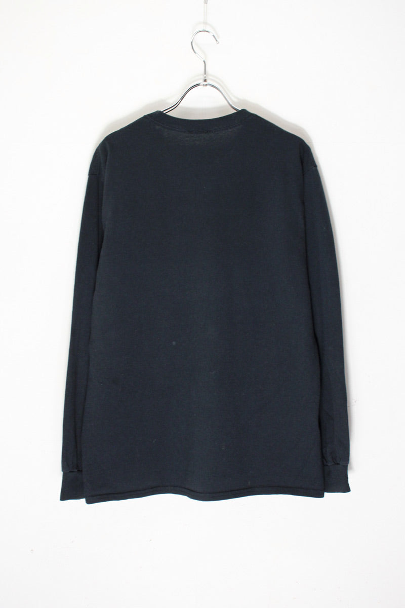 L/S LOGO T-SHIRT / BLACK [SIZE: S USED][USA MODEL]