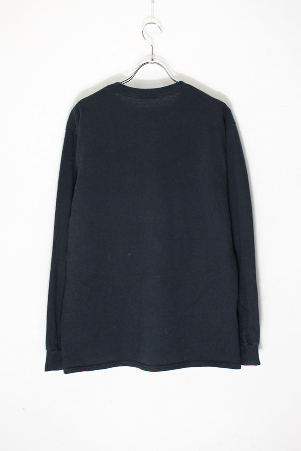 L/S LOGO T-SHIRT / BLACK [SIZE: S USED][USA MODEL]