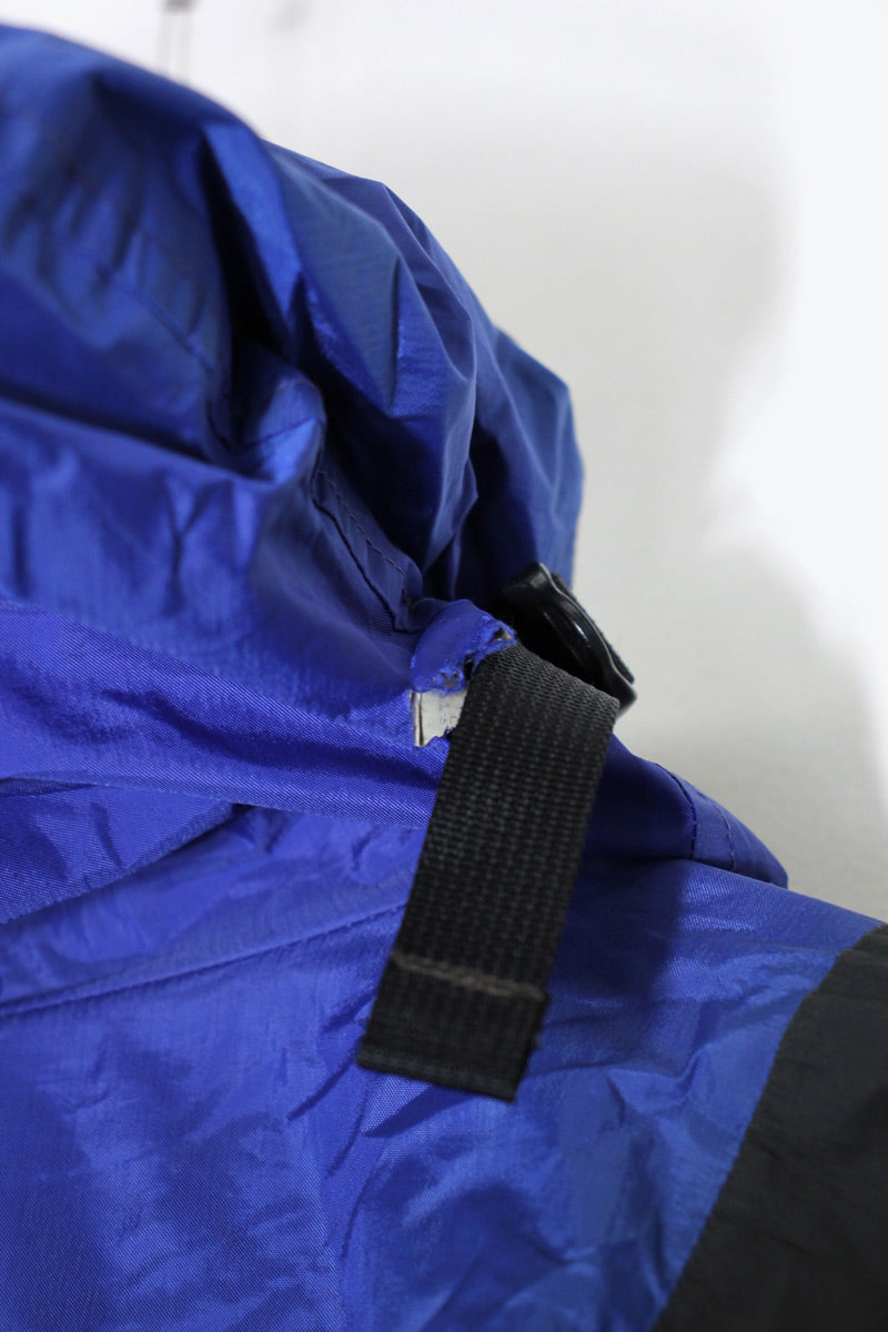 90'S GRE-TEX NYLON HOODIE JACKET / BLUE [ SIZE: L USED ]