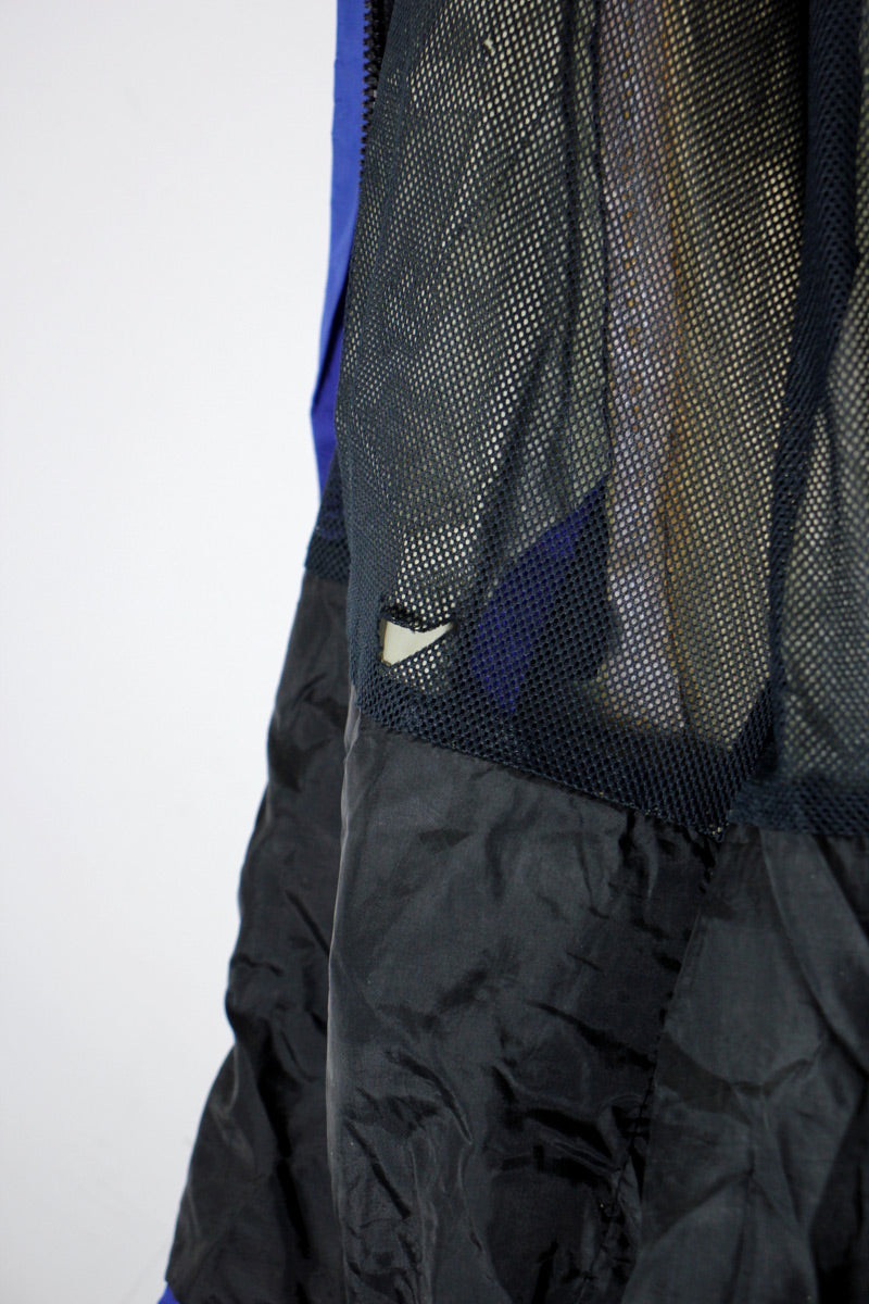 90'S GRE-TEX NYLON HOODIE JACKET / BLUE [ SIZE: L USED ]