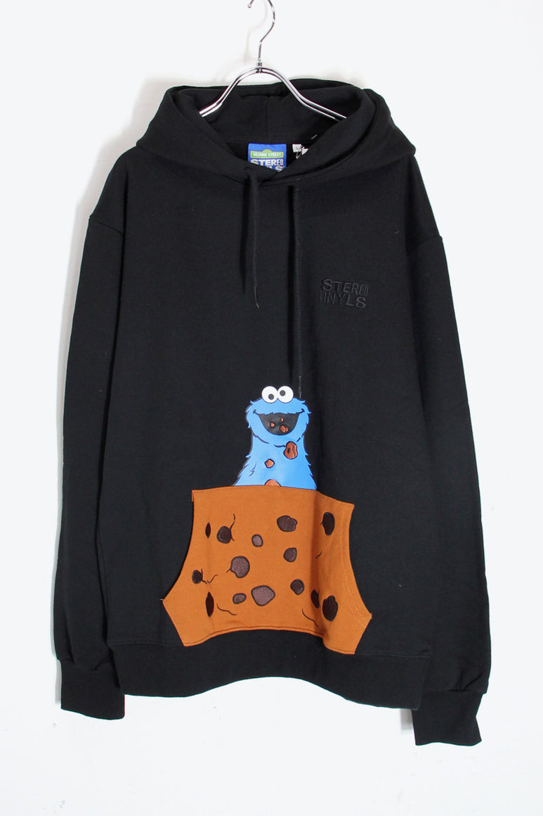 SWEAT HOODIE / BLACK [SIZE: L DEADSTOCK/NOS]