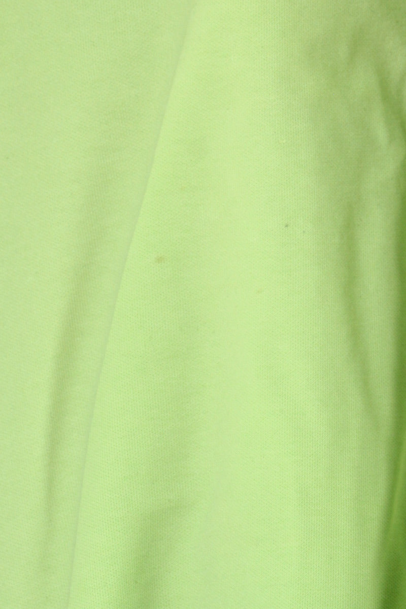 LOGO SWEATSHIRT / NEON YELLOW [SIZE: M USED]