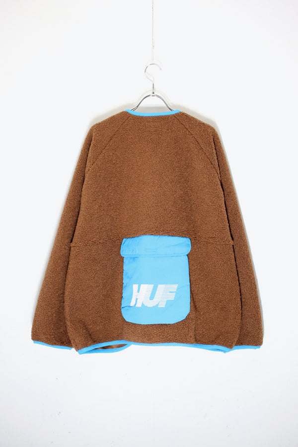 10K SHERPA JACKET / BROWN [ SIZE: M DEADSTOCK/NOS ]