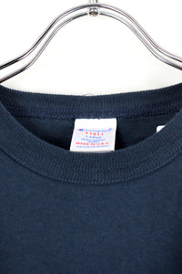 MADE IN USA 80'S HEAVY WEIGHT  TEE SHIRT / BLACK [SIZE: L USED]