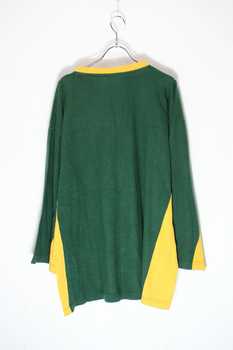 98'S NFL GREEN BAY PACKERS L/S T-SHIRT / GREEN [SIZE: XL USED]