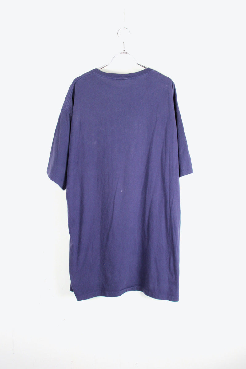 90'S ONE POINT POCKET T-SHIRT / NAVY [SIZE: XL USED]