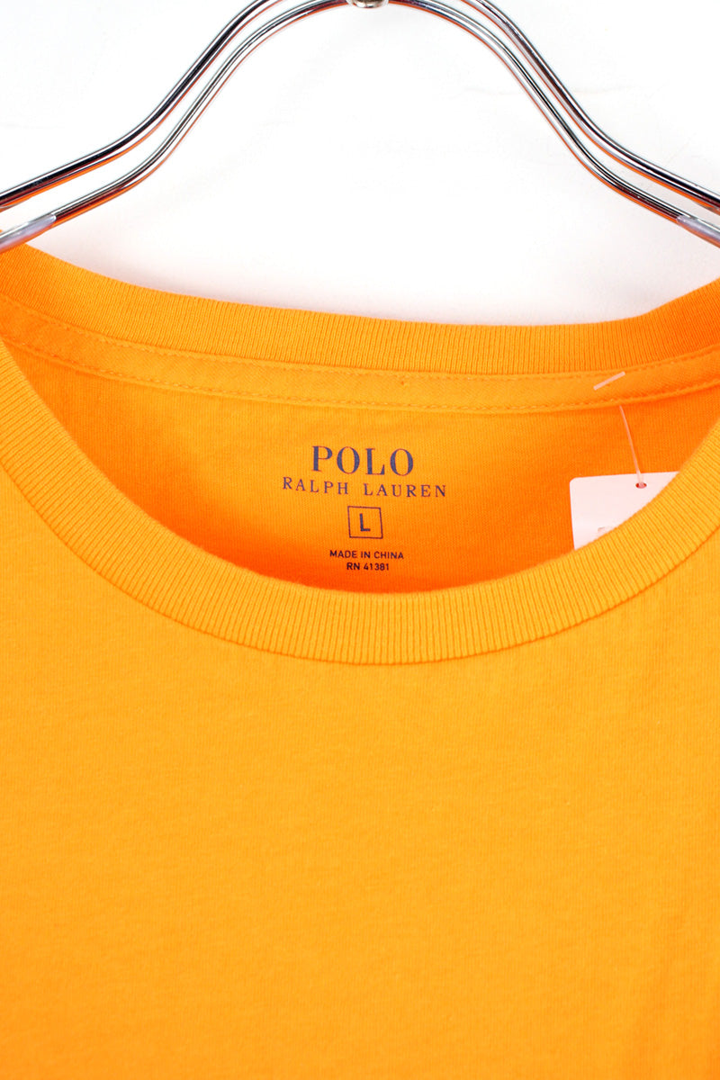 S/S ONE POINT POCKET T-SHIRT / ORANGE [SIZE: L USED]
