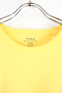 ONE POINT LOGO TEE SHIRT / YELLOW [SIZE: L USED]