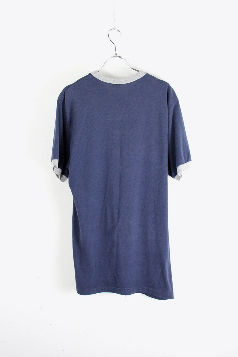 MADE IN USA 80'S TRICO TAG NOTRE DAME UNIVIRSITY T-SHIRT / NAVY [SIZE: XL USED]