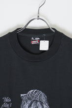 画像をギャラリービューアに読み込む, MADE IN USA 90&#39;S S/S HORSE RODEO PRINT ANIMAL T-SHIRT SINGLE STITCH / BLACK [SIZE: XL DEADSTOCK/NOS]
