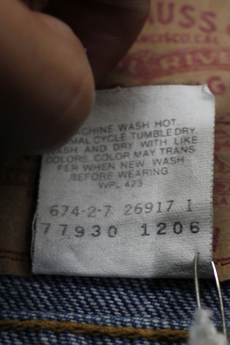 MADE IN USA 97'S 77930-1206 DENIM JACKET / INDIGO [SIZE: M USED]