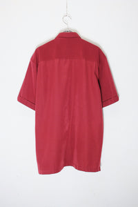 S/S CUBA SHIRT / WINE [SIZE: M USED]