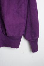 画像をギャラリービューアに読み込む, MADE IN USA 90&#39;S REVERSE WEAVE ONE POINT SWEAT SHIRT / PURPLE [SIZE: XL USED]
