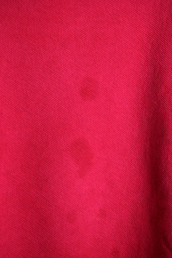 90'S RIB LINE SWEATSHIRT / RED [SIZE: L USED]