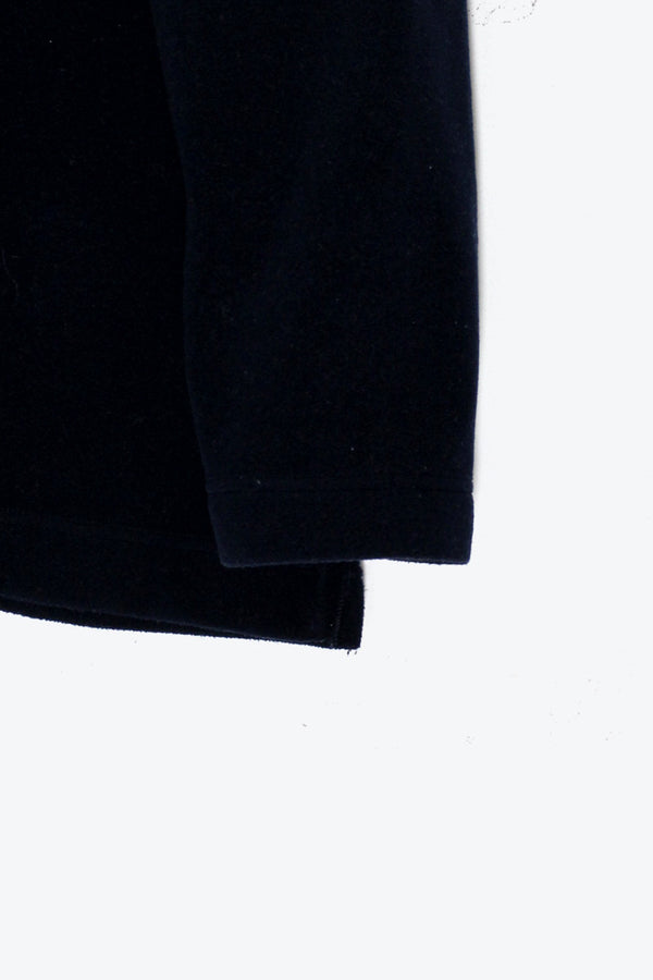 STAND COLLAR HALF-ZIP FLEECE JACKET / NAVY [ SIZE: XL USED ]