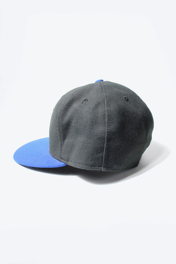 MADE IN USA NEW YORK METS POLYESTER CAP / BLACK / BLUE [SIZE: 7 1/2 USED]