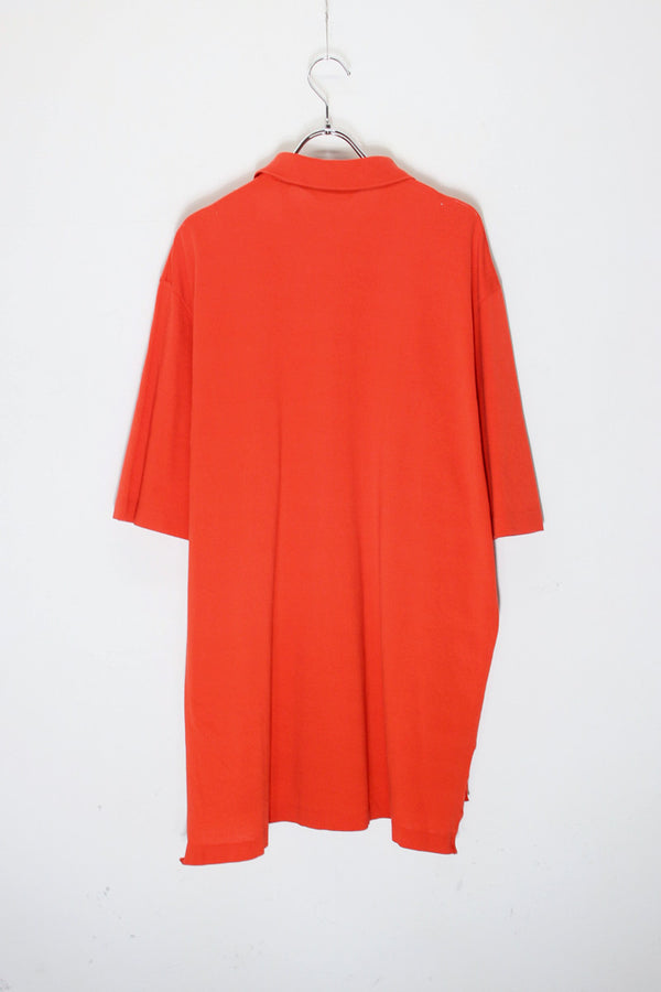 S/S ONE POINT POLO SHIRT / ORANGE [SIZE: L USED]