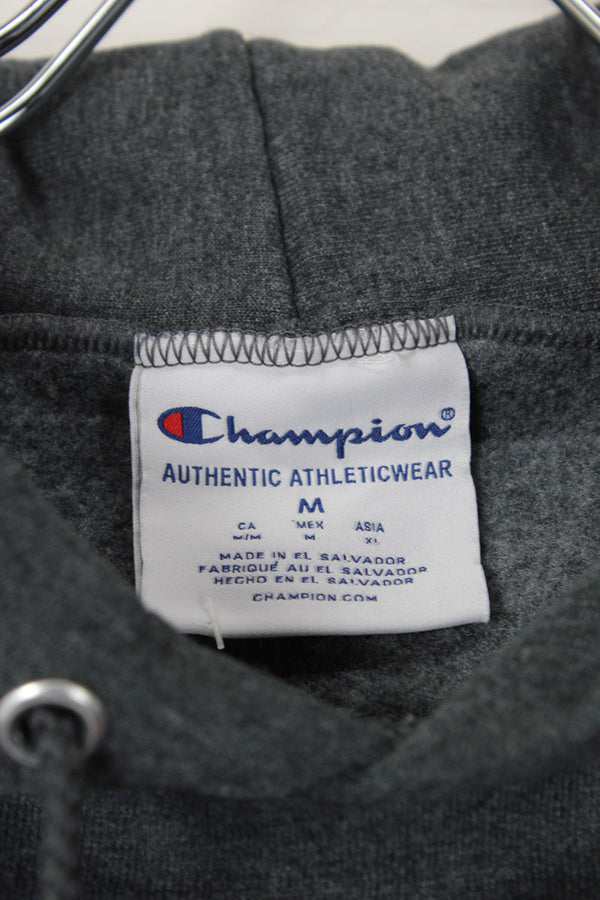 UNIV LOGOT PULLOVER SWEAT HOODIE / CHARCOAL [SIZE: M USED]