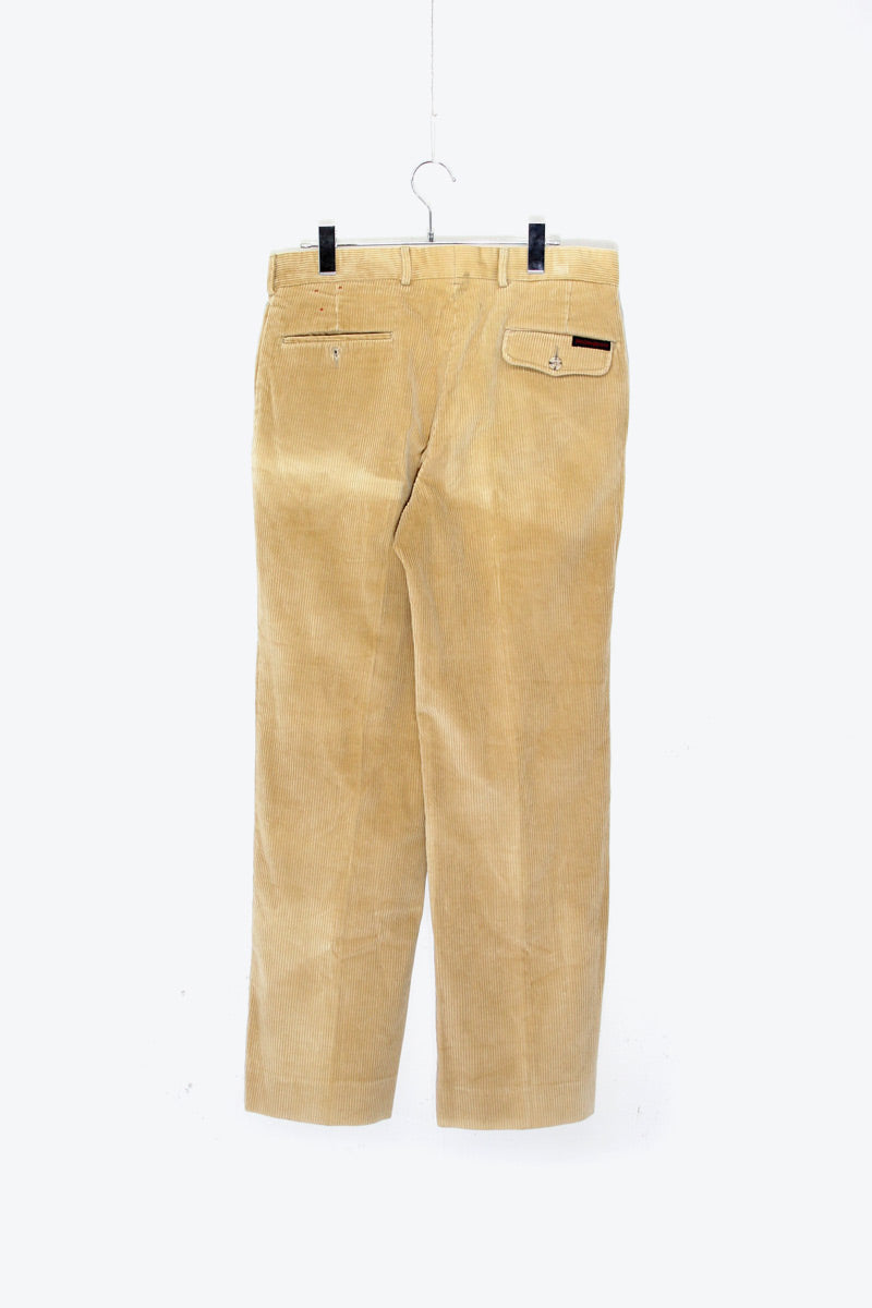 90'S CORDUROY PANTS / BEIGE [SIZE: 30 USED]