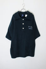 画像をギャラリービューアに読み込む, S/S TERRY CLOTH POLO SHIRT / BLACK [SIZE: M DEADSTOCK/NOS]
