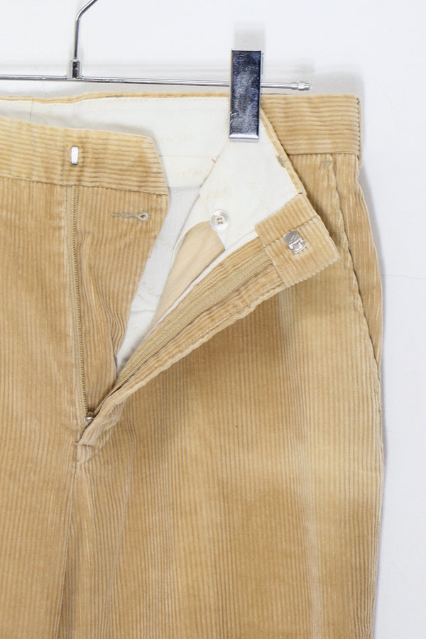 90'S CORDUROY PANTS / BEIGE [SIZE: 30 USED]