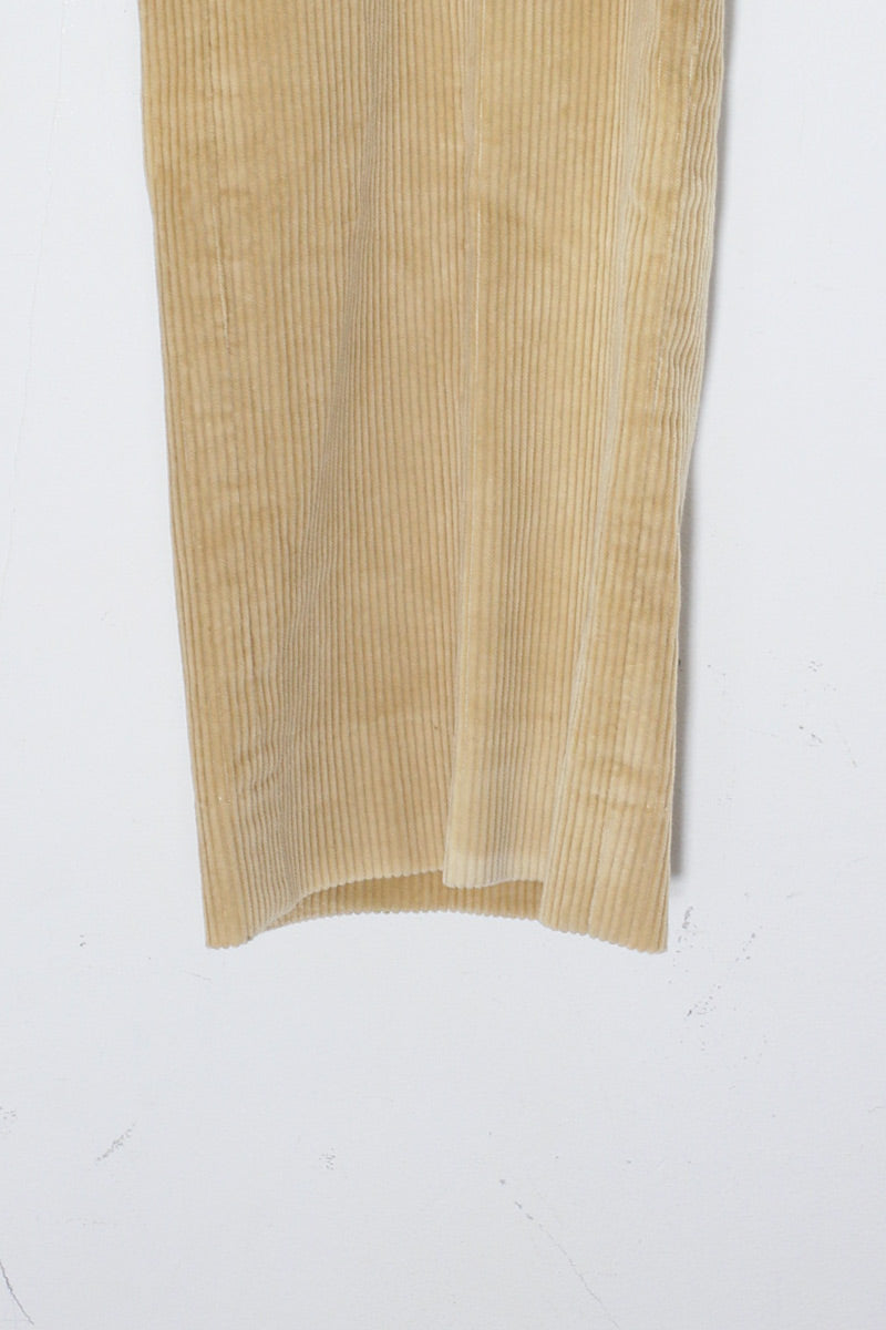90'S CORDUROY PANTS / BEIGE [SIZE: 30 USED]