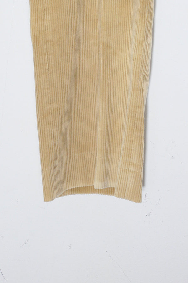 90'S CORDUROY PANTS / BEIGE [SIZE: 30 USED]
