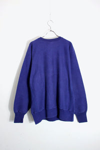 MADE IN MEXICO 90'S REVERSE WEAVE ONE POINT SWEATSHIRT 目無し / PURPLE BLUE [SIZE: XL USED]