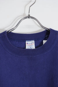 MADE IN MEXICO 90'S REVERSE WEAVE ONE POINT SWEATSHIRT 目無し / PURPLE BLUE [SIZE: XL USED]