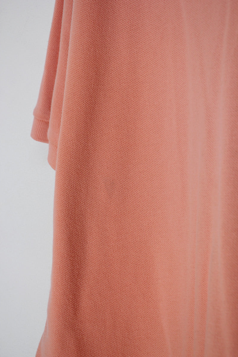 90'S S/S ONE POINT POLO SHIRT / PINK [SIZE: XL USED]