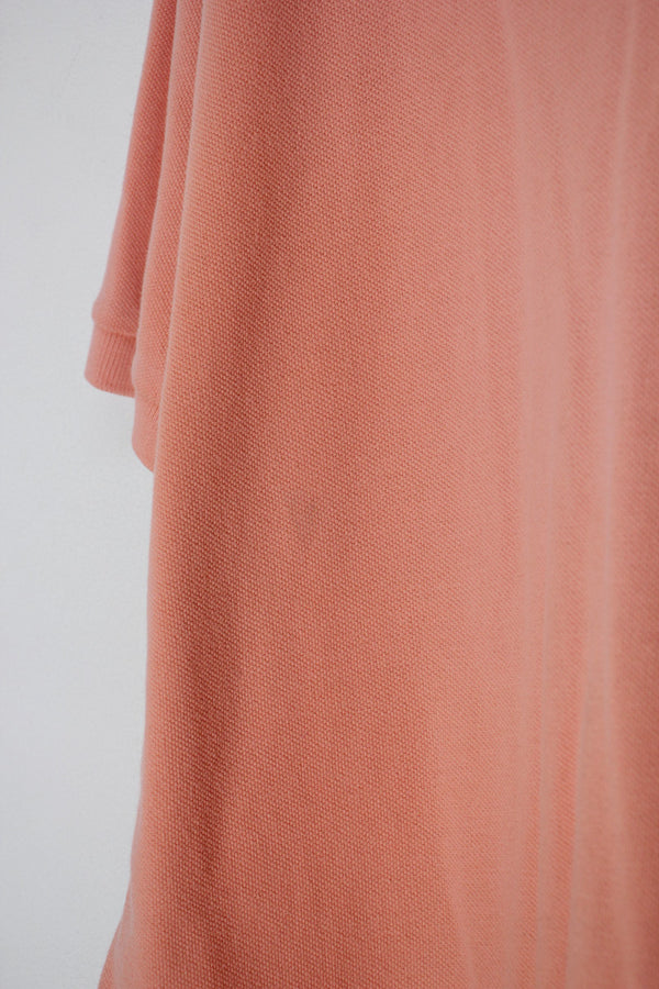 90'S S/S ONE POINT POLO SHIRT / PINK [SIZE: XL USED]