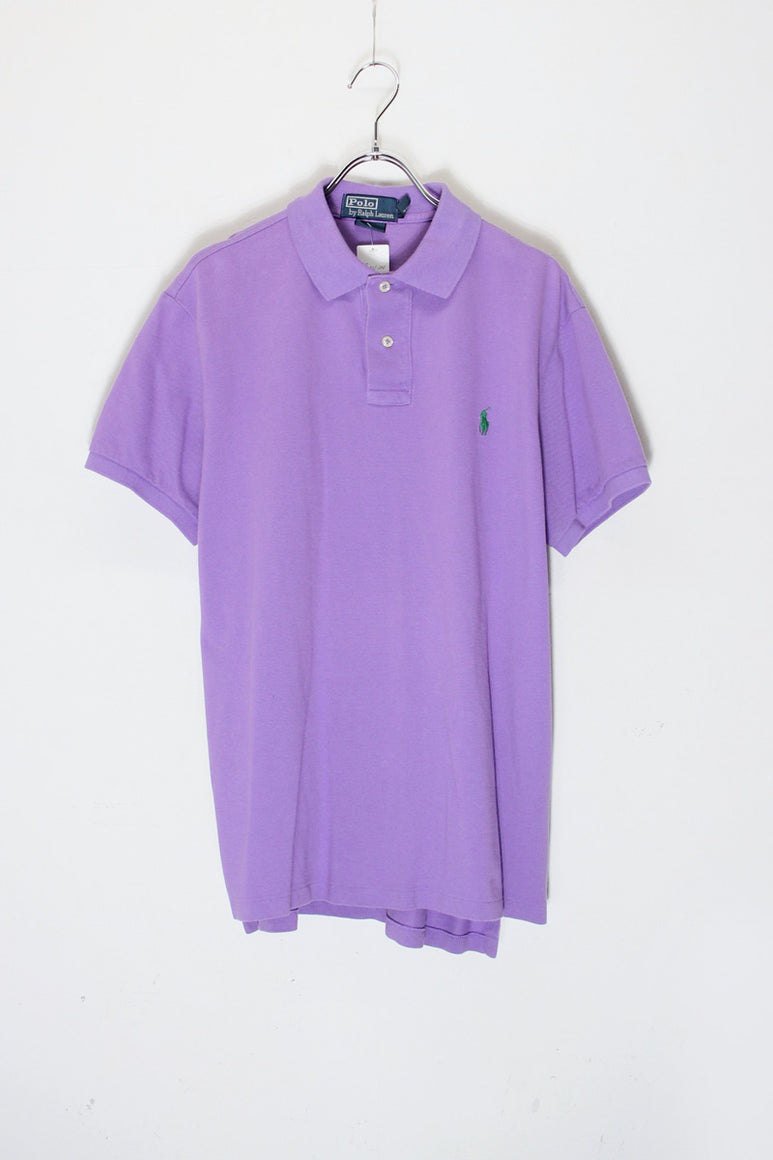 90'S S/S ONE POLO SHIRT / PURPLE [SIZE: L USED]