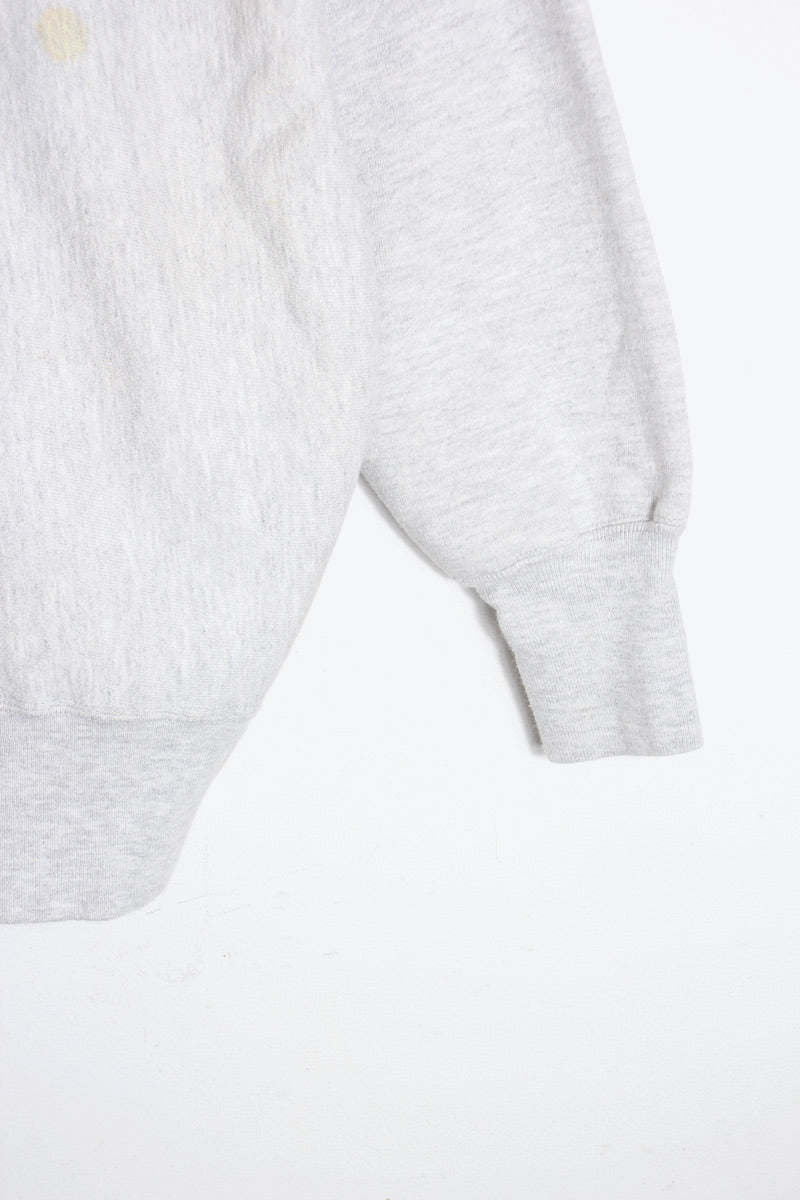 MADE IN USA 90'S REVERSE WEAVE ONE POINT SWEATSHIRT / GRAY [SIZE: M USED]
